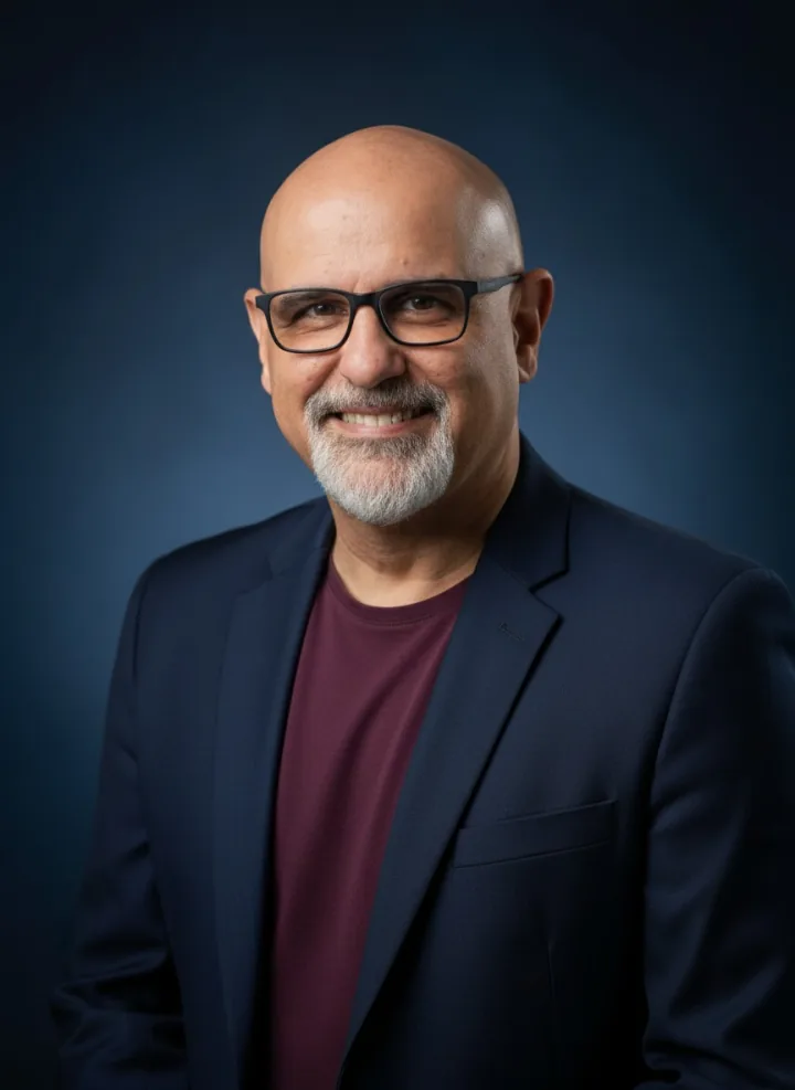 Executive headshot: studio portrait